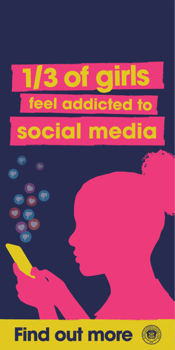 One third of girls feel addicted to social media — find out more