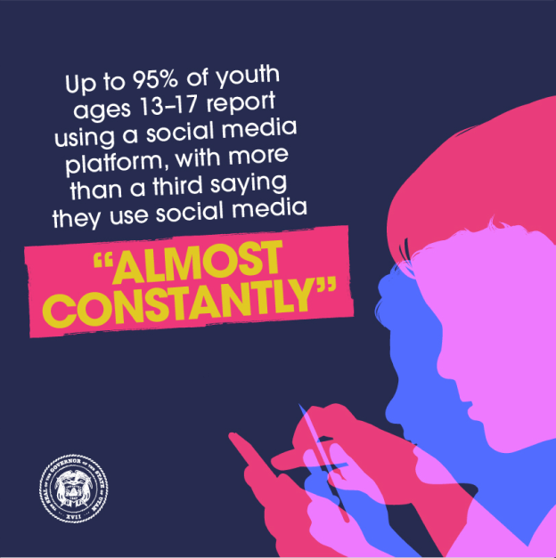 Almost constantly — youth social media usage campaign creative