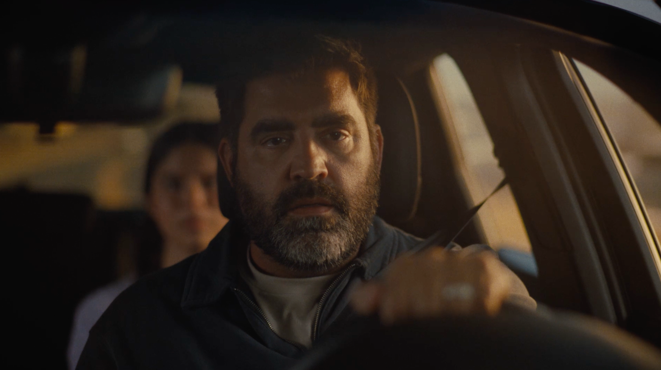 Zero Fatalities campaign film poster: a driver and his family
