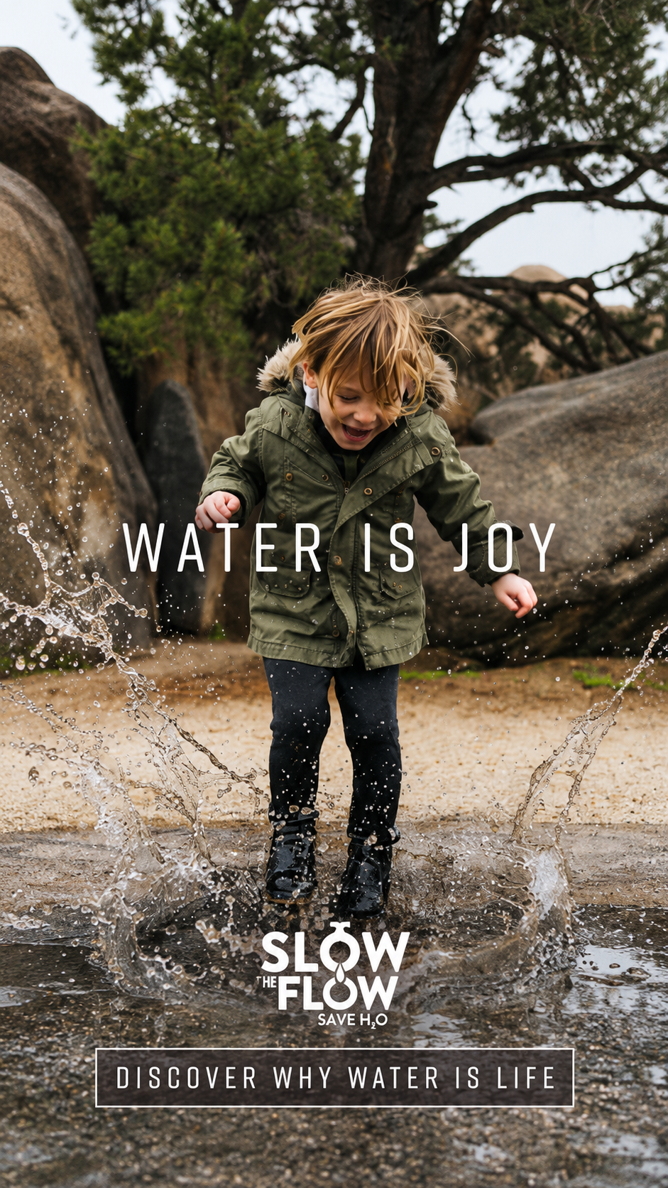 Water is Joy — Puddle — Slow the Flow campaign